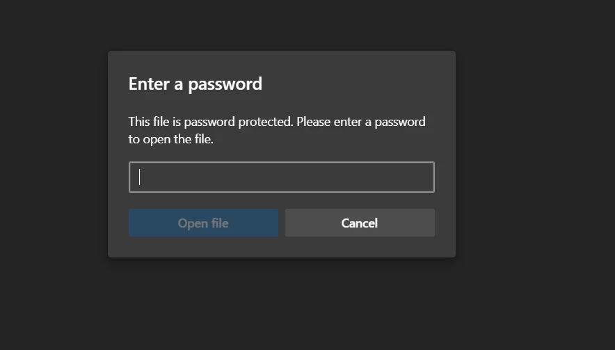 How to Convert PowerPoint Presentations to PDFs, Figure 5: Password Dialog Box