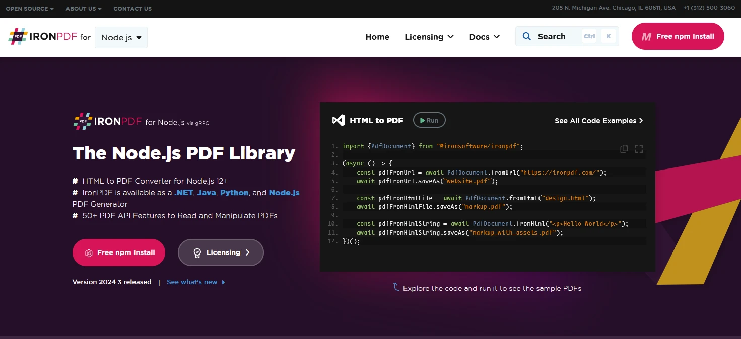 Prettier - NPM  (How It Works For Developers): Figure 1 - IronPDF