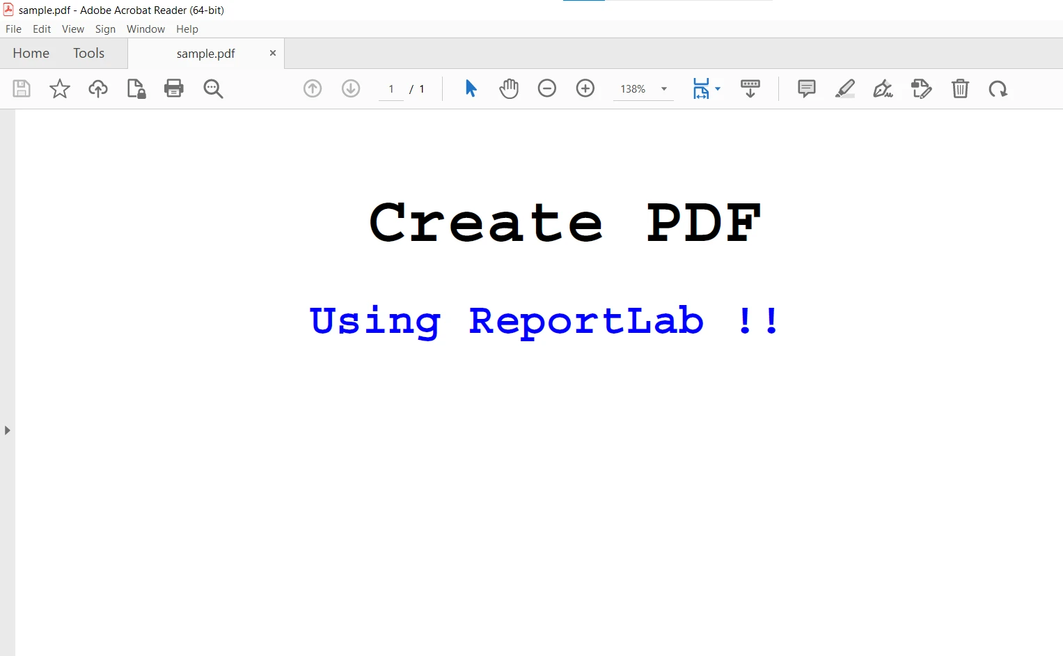 Cómo crear un archivo PDF en Python: Figura 2