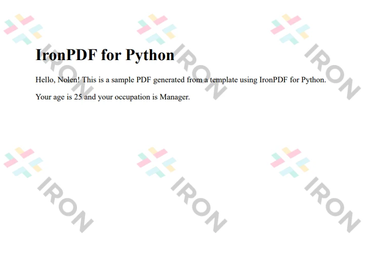 Cómo generar un archivo PDF a partir de una plantilla en Python: Figura 7