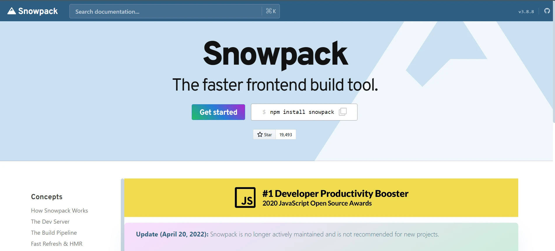 snowpack NPM (How It Works For Developers): Figure 1 - Snowpack- Single file rebuilding