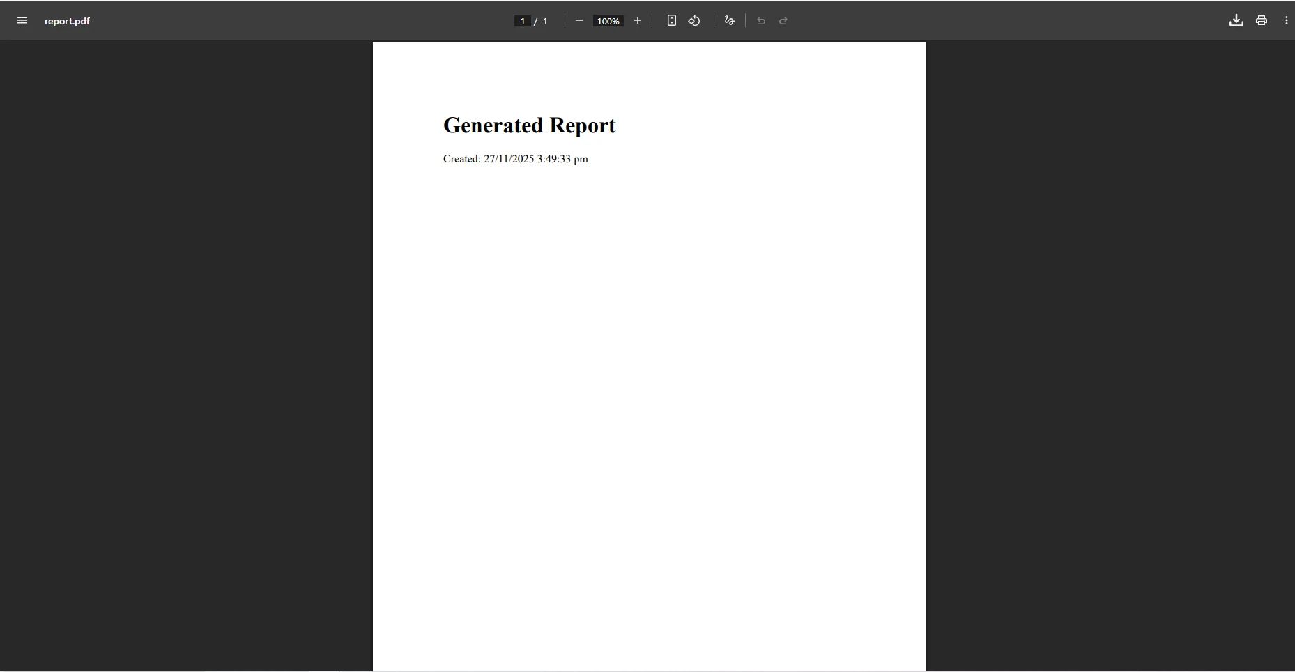 How to Upload and Download PDF Files in ASP .NET C# with IronPDF: Image 4 - Generated example PDF