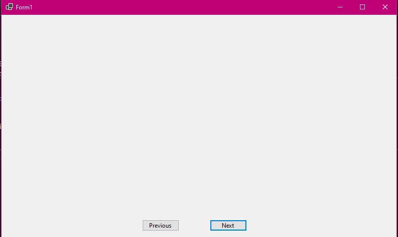 VB .NET Display PDF in PictureBox: Render PDF Pages as Images in Windows Forms: Image 2 - Example blank windows form ready for use