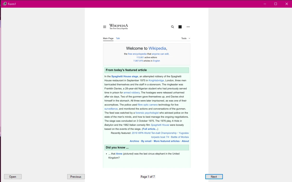 VB .NET Display PDF in PictureBox: Render PDF Pages as Images in Windows Forms: Image 3 - Example input PDF displayed in our viewer