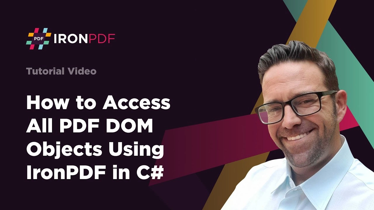 How to Access All PDF DOM Objects Using IronPDF in C# | IronPDF