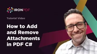 How to Add and Remove Attachments in PDF C#
