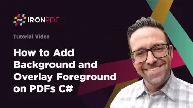 How to Add Backgrounds & Foregrounds in PDFs
