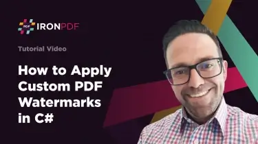 How to Apply Custom PDF Watermarks