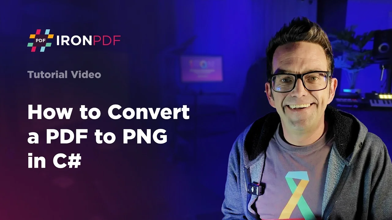 How to Convert a PDF to PNG in C# | IronPDF