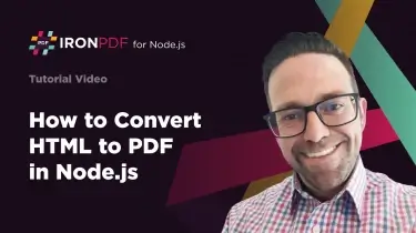 How to Convert HTML to PDF in Nodejs