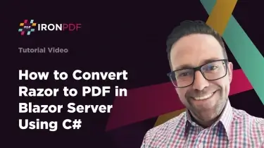 How to Convert Razor to PDF in Blazor Server Using C#
