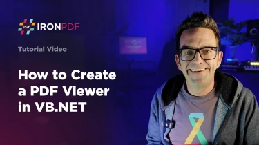 How to Create a PDF Viewer in VB .NET | IronPDF