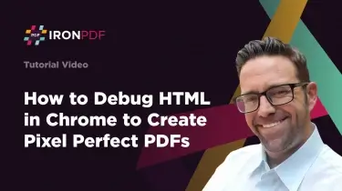 How to Debug HTML in Chrome to Create Pixel Perfect PDFs