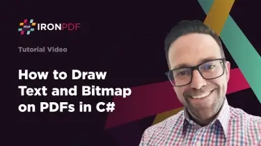 How to Draw Text and Bitmap on PDFs
