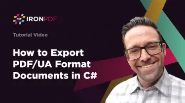 How to Export PDF UA Format Documents in C#