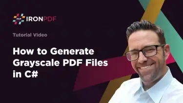 How to Generate Grayscale PDF Files in C#