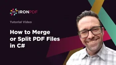 How to Merge or Split PDF Files in C#