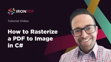 How to Rasterize a PDF to Image in C#