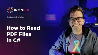 Cómo leer archivos PDF en C# | IronPDF