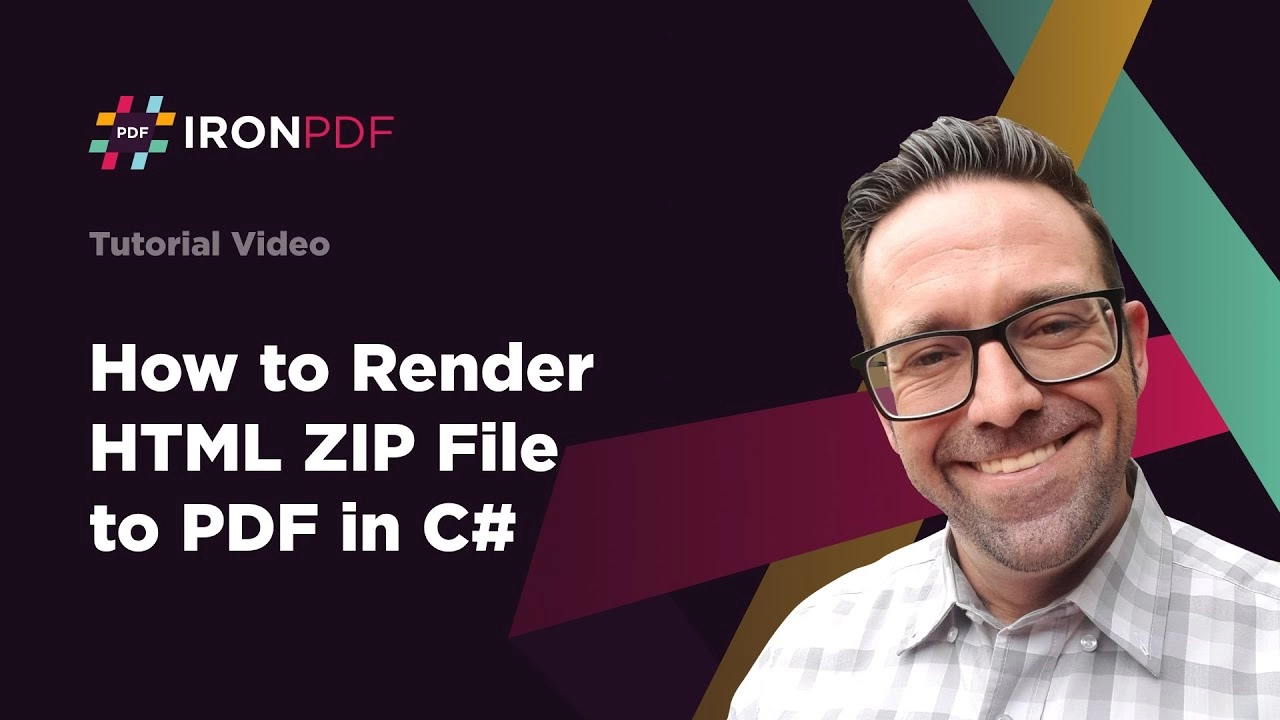 How to Render HTML ZIP File to PDF in C# | IronPDF