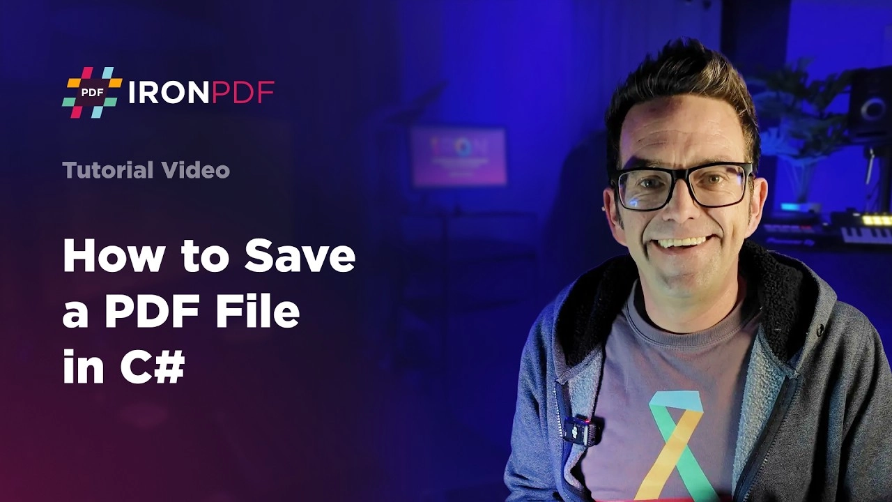 How to Save a PDF File in C# | IronPDF