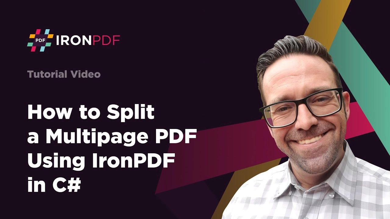 How to Split a Multipage PDF Using IronPDF in C# | IronPDF