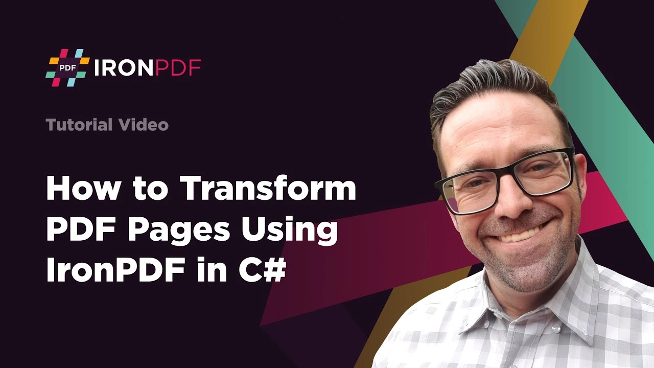 How to Transform PDF Pages Using IronPDF in C# | IronPDF