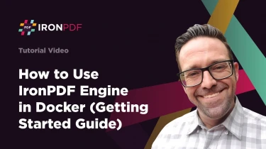 如何在 Docker 中使用 IronPDF 引擎 | IronPDF