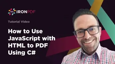 How to use Java Script With HTML to PDF using C#