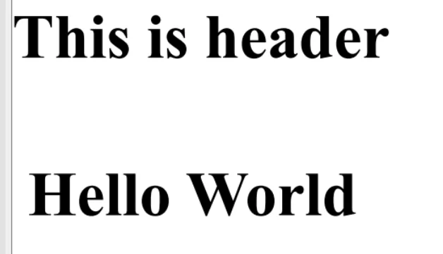 PDF showing header flush left but body content misaligned inward