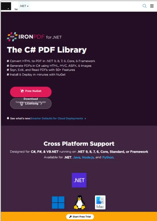 Original A4 PDF page before extending margins