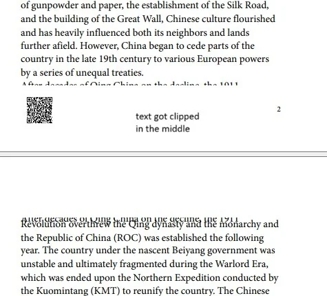 text clipped at page break under standard IronPdf with custom line-height